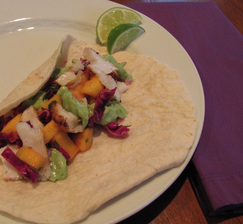 Fish Tacos with Mango Slaw - Kristine's Kitchen