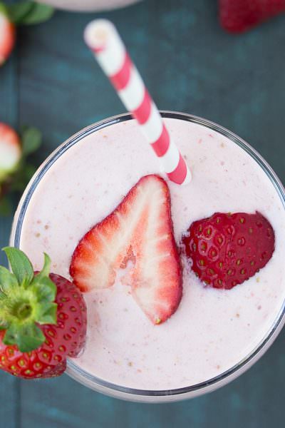 Strawberry Milkshake Smoothie