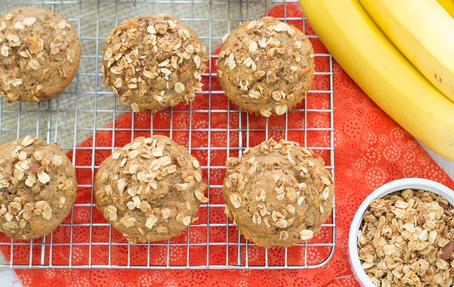 Granola Crunch Banana Muffins