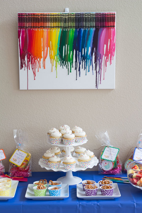 Colorful Art Birthday Party - Kristine's Kitchen-1613