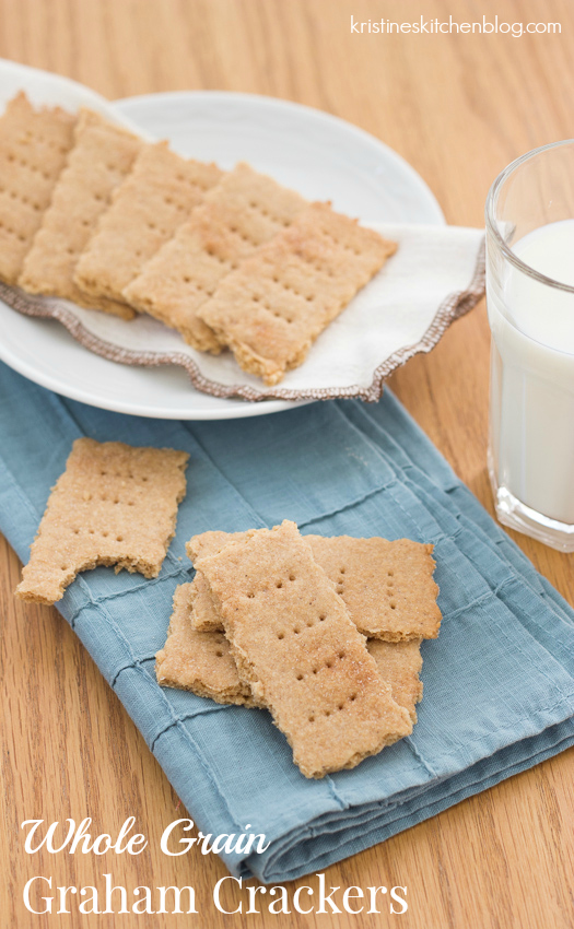 Homemade Whole Grain Graham Crackers Kristine's Kitchen