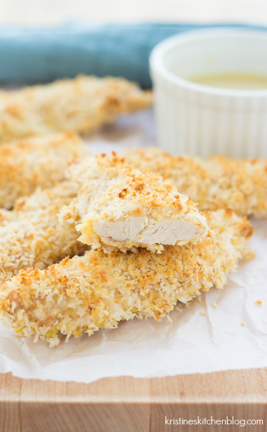Parmesan-Crusted Chicken Tenders - quick, easy, and freezer-friendly!