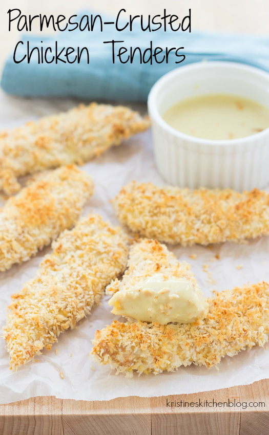 Parmesan-Crusted Chicken Tenders - quick, easy, and freezer-friendly!