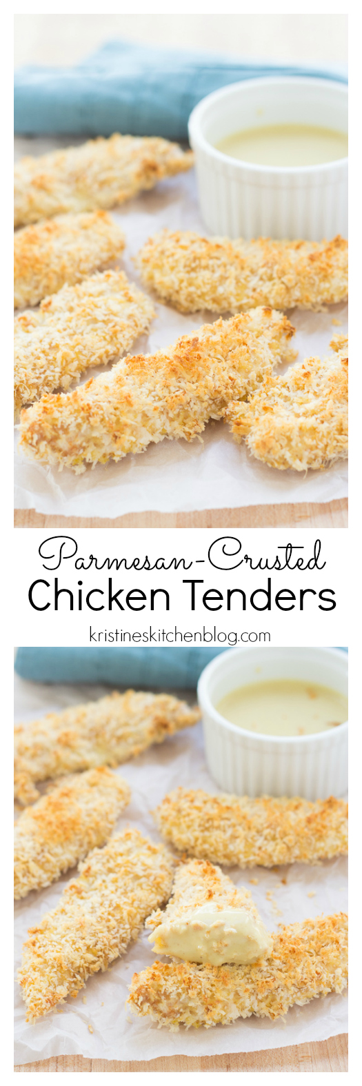 Parmesan-Crusted Chicken Tenders - quick, easy, and freezer-friendly!