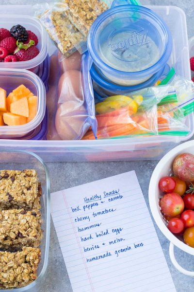 Weekly Snack Prep: Healthy and Easy Ideas