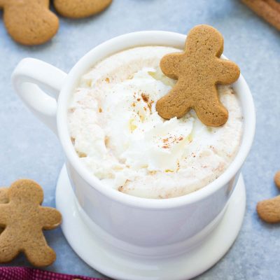Easy Microwave Gingerbread Hot Cocoa