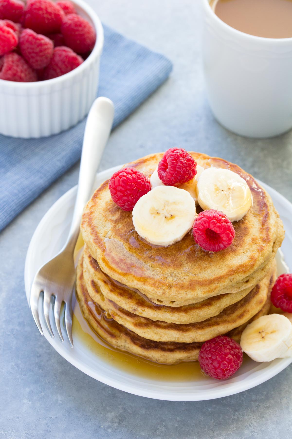 Best Easy Healthy Pancake Recipe (Makes Waffles Too!) Kristine's Kitchen