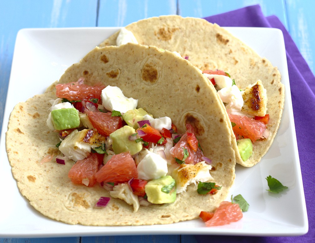 Fish Tacos with Grapefruit and Avocado Salsa Kristine's Kitchen