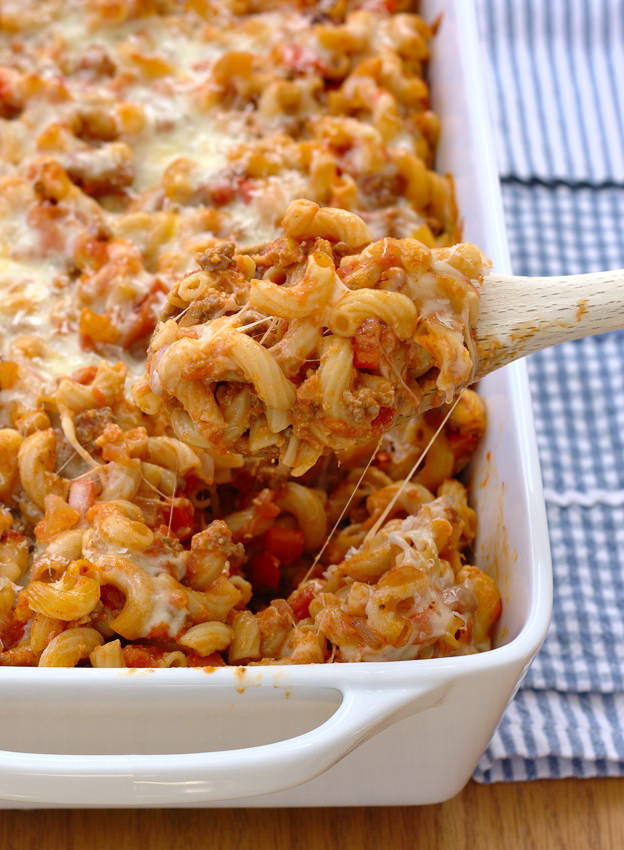 Cheesy Mac Bolognese - Kristine's Kitchen