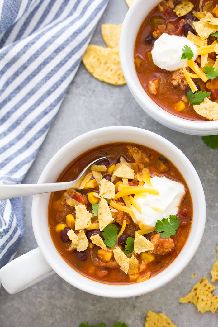 Mexican-Style Turkey Soup