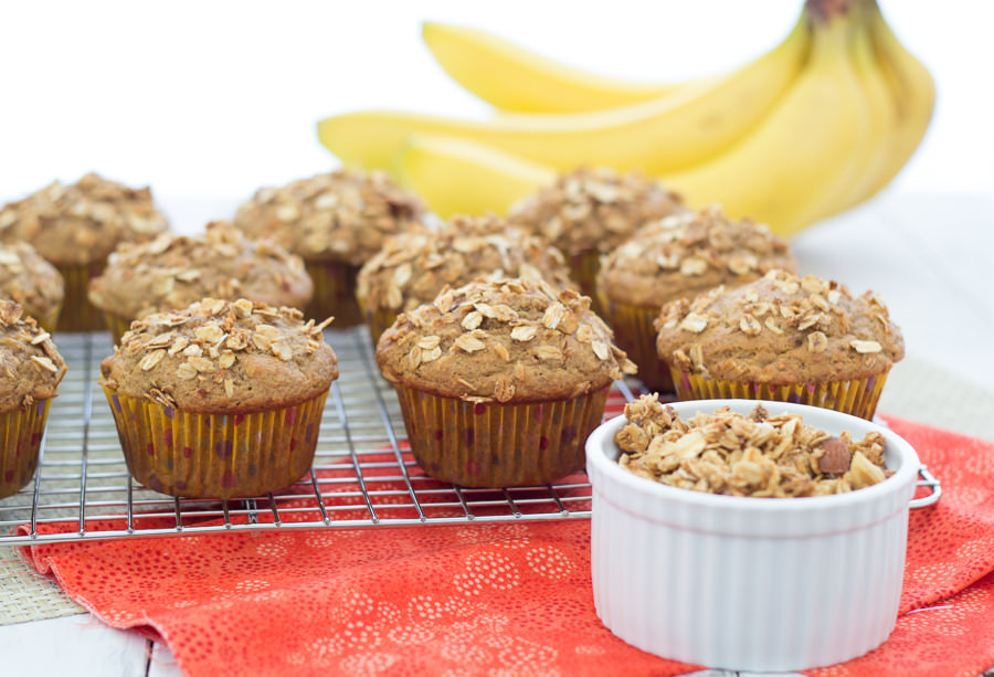Granola Crunch Banana Muffins