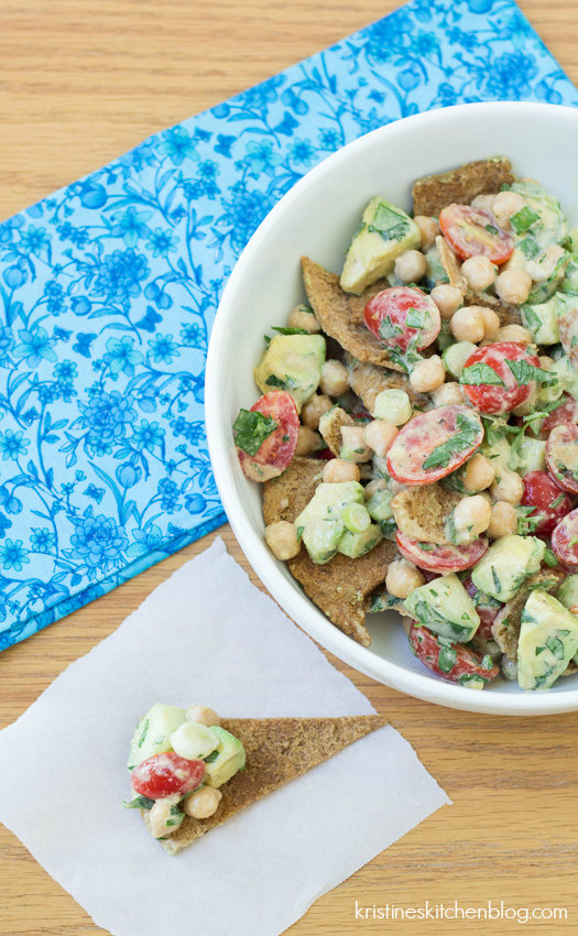 Deconstructed Falafel Salad - easy, healthy, flavorful | Krisitne's Kitchen