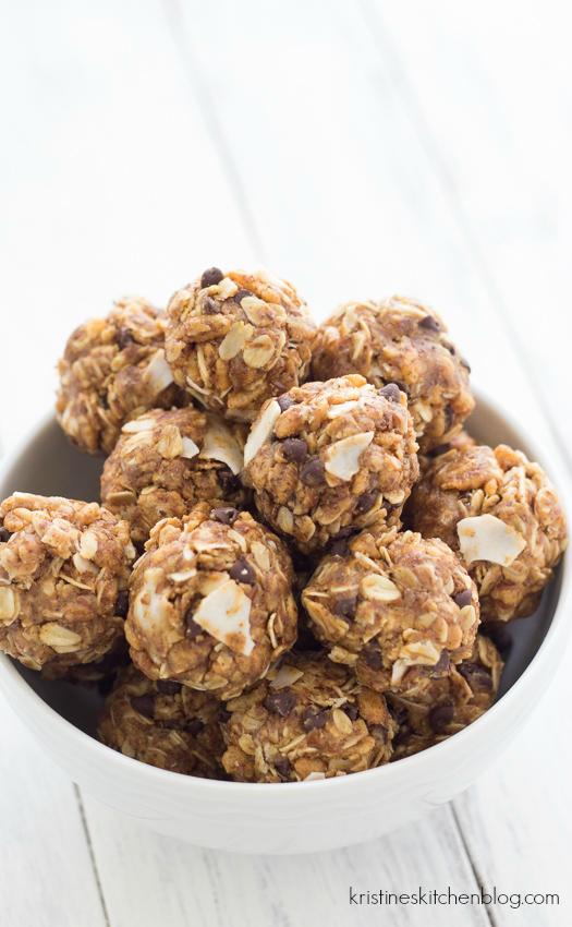 No-Bake Energy Bites - the perfect snack for adults and kids! | Kristine's Kitchen