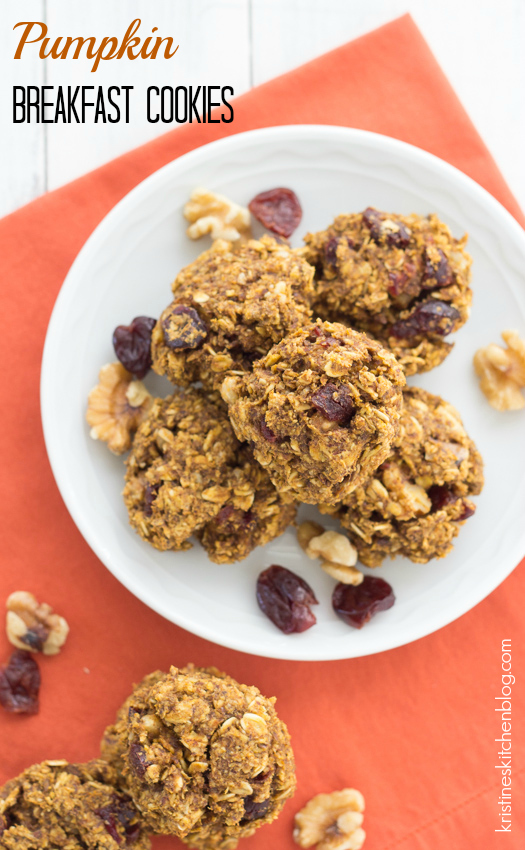 Pumpkin Breakfast Cookies (Gluten-Free) | Kristine's Kitchen