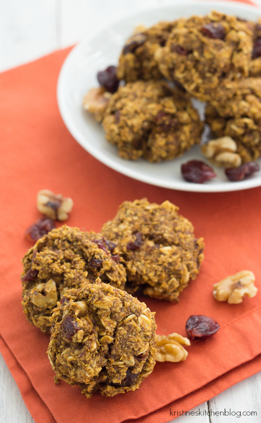 Pumpkin Breakfast Cookies