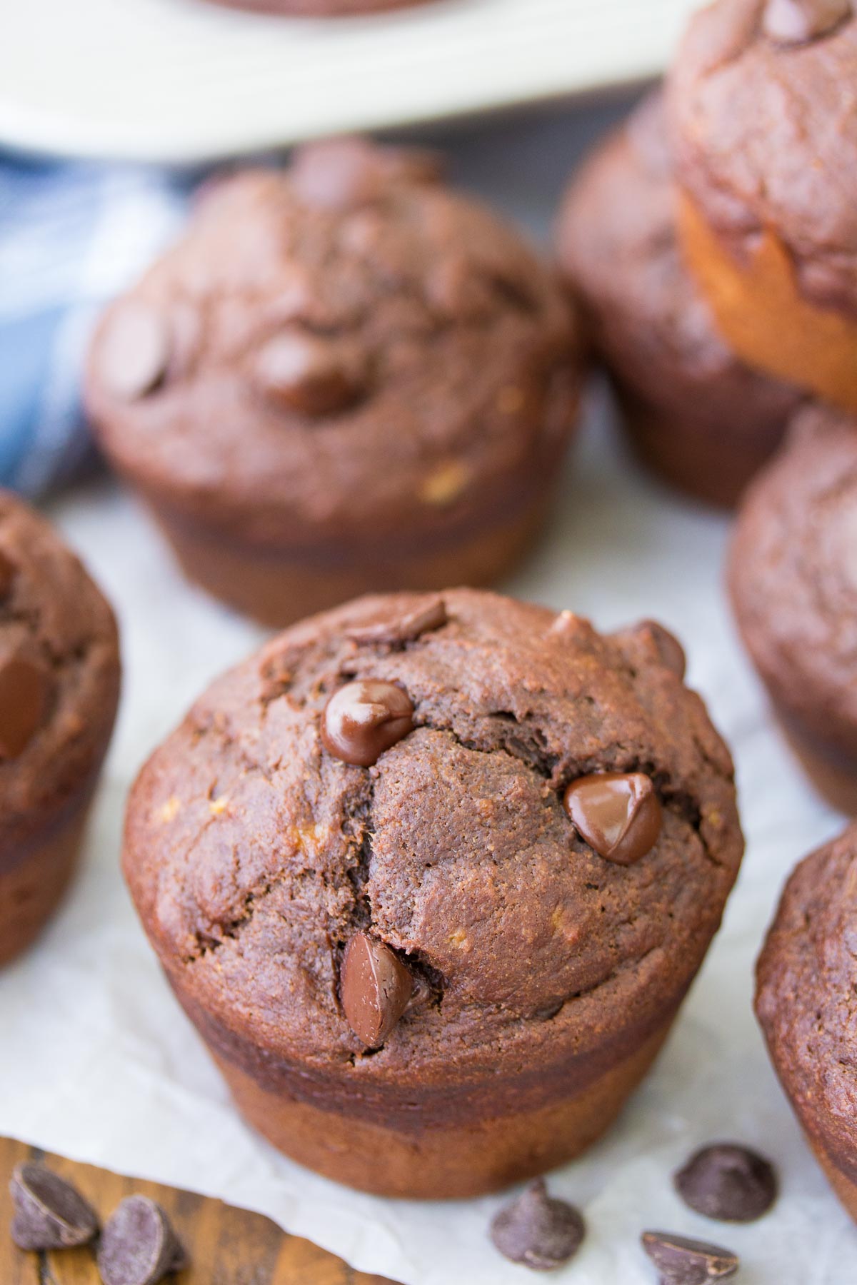 Chocolate Banana Muffins