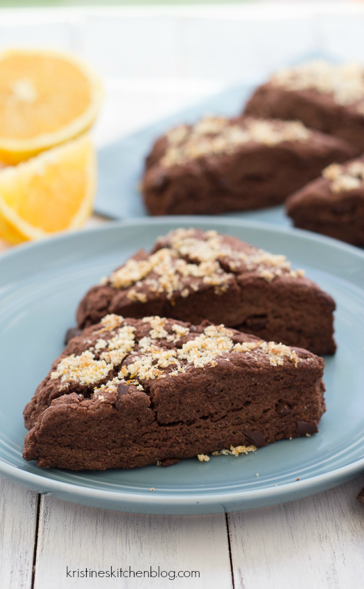 Double ChocolateOrange Scones  Kristines Kitchen