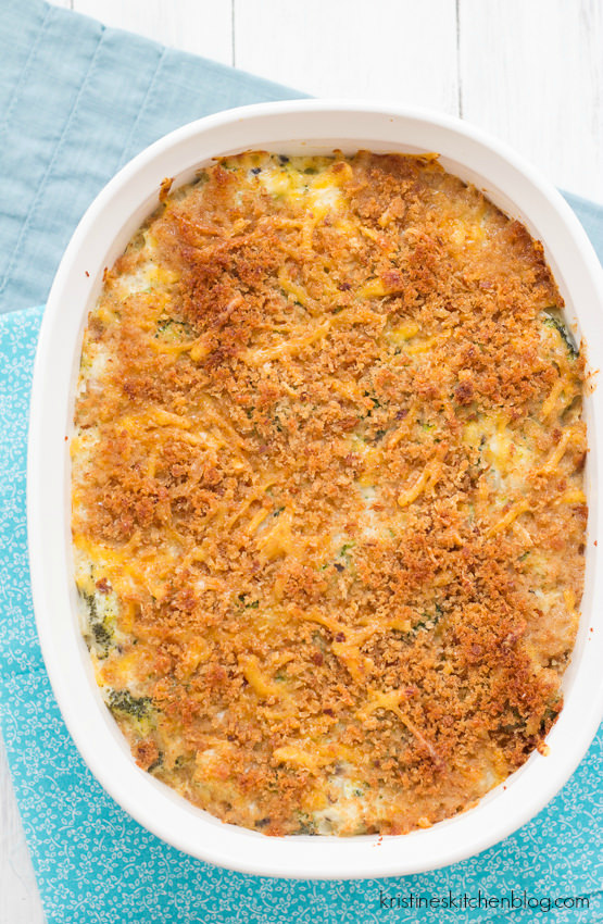 Broccoli Casserole From Scratch - Kristine's Kitchen