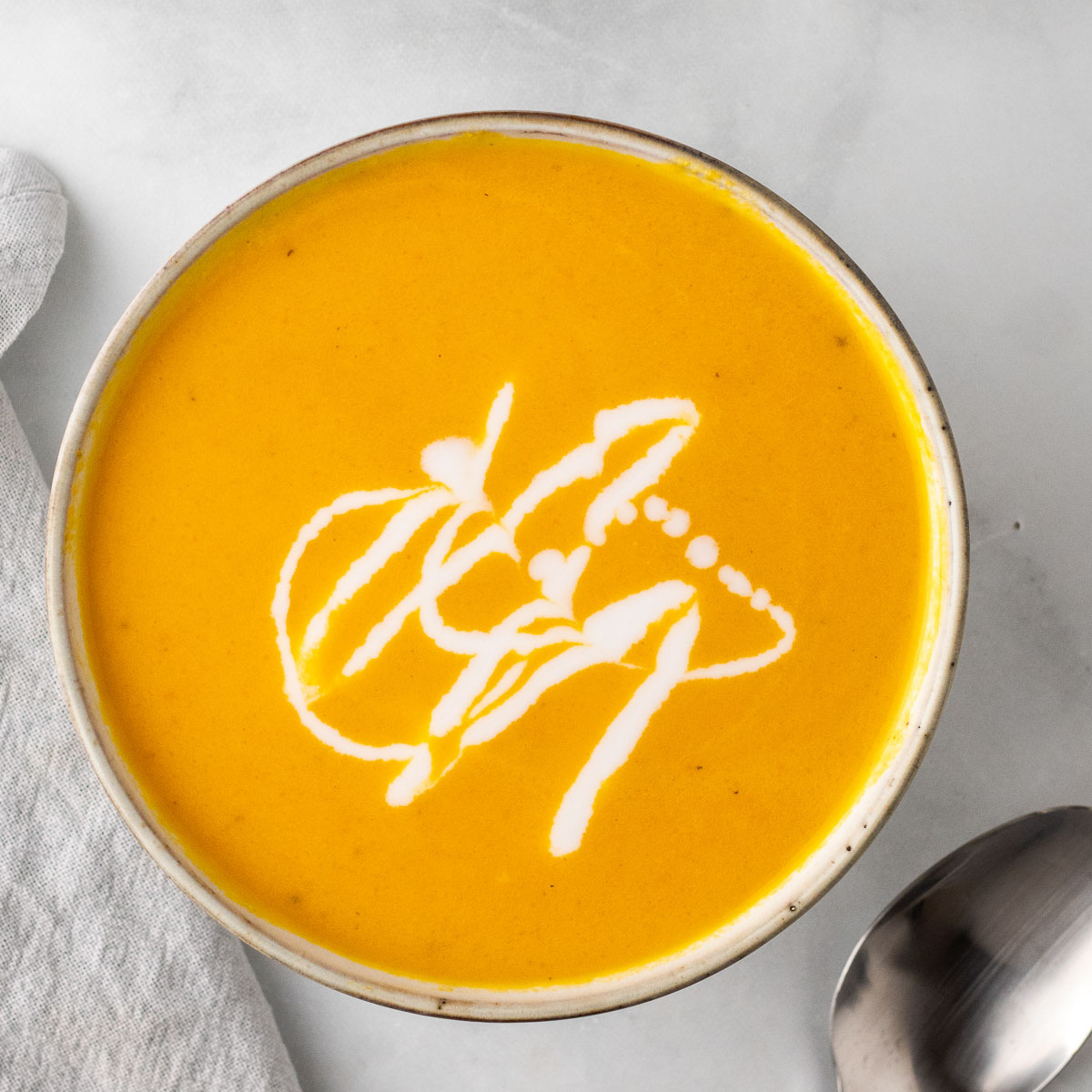 Simple Carrot Soup - A Beautiful Plate