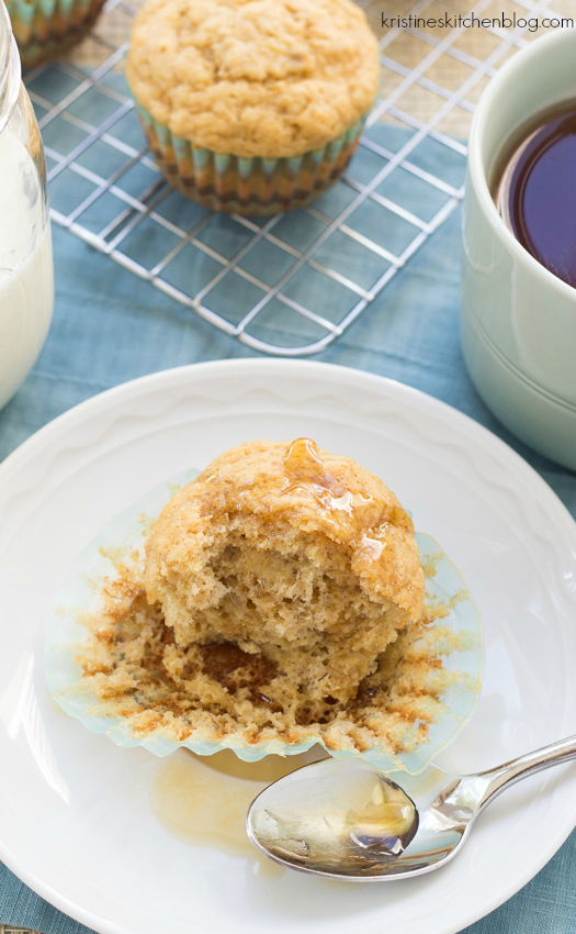 Maple Banana Pancake Muffins - Kristine's Kitchen