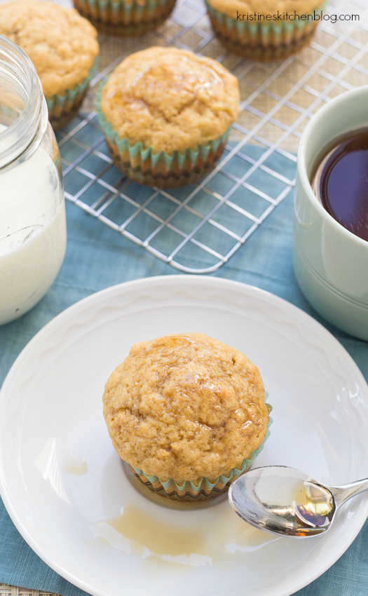 Maple Banana Pancake Muffins - Kristine's Kitchen