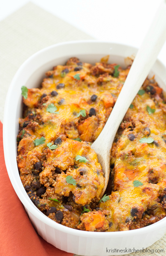 Roasted Veggie Enchilada Casserole - Cookie and Kate