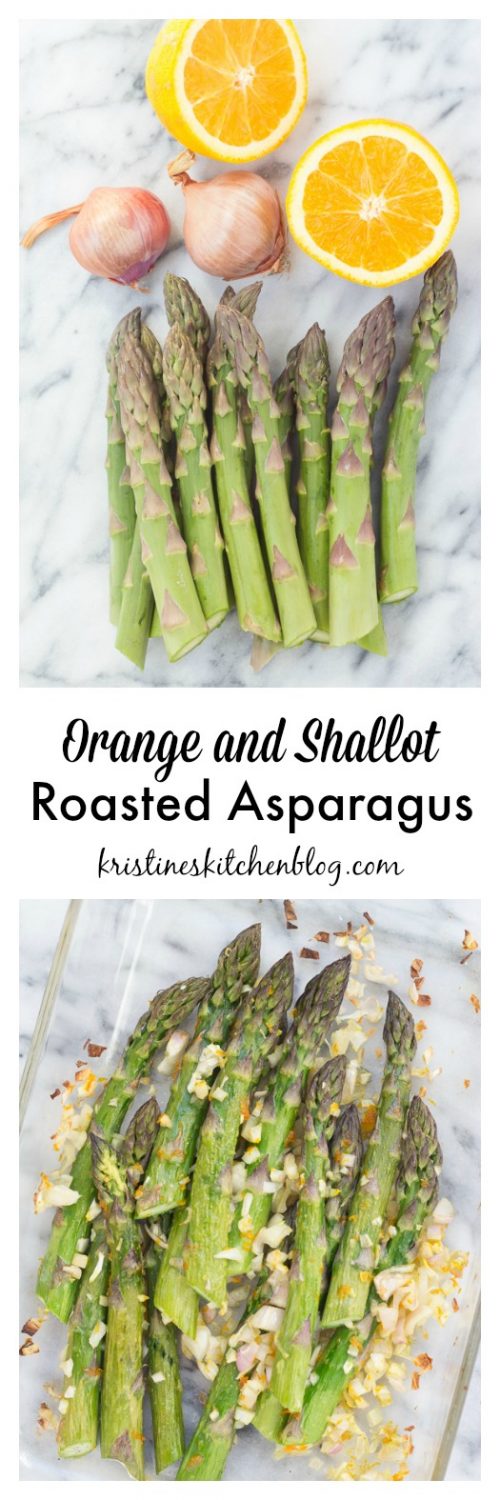Orange and Shallot Roasted Asparagus Kristine's Kitchen