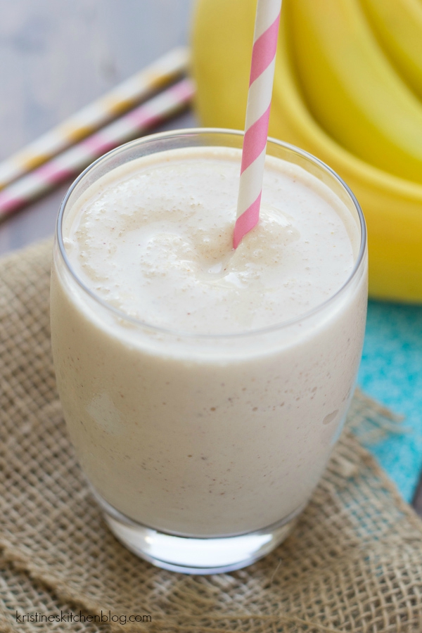 Peanut Butter Banana Smoothie - Kristine's Kitchen