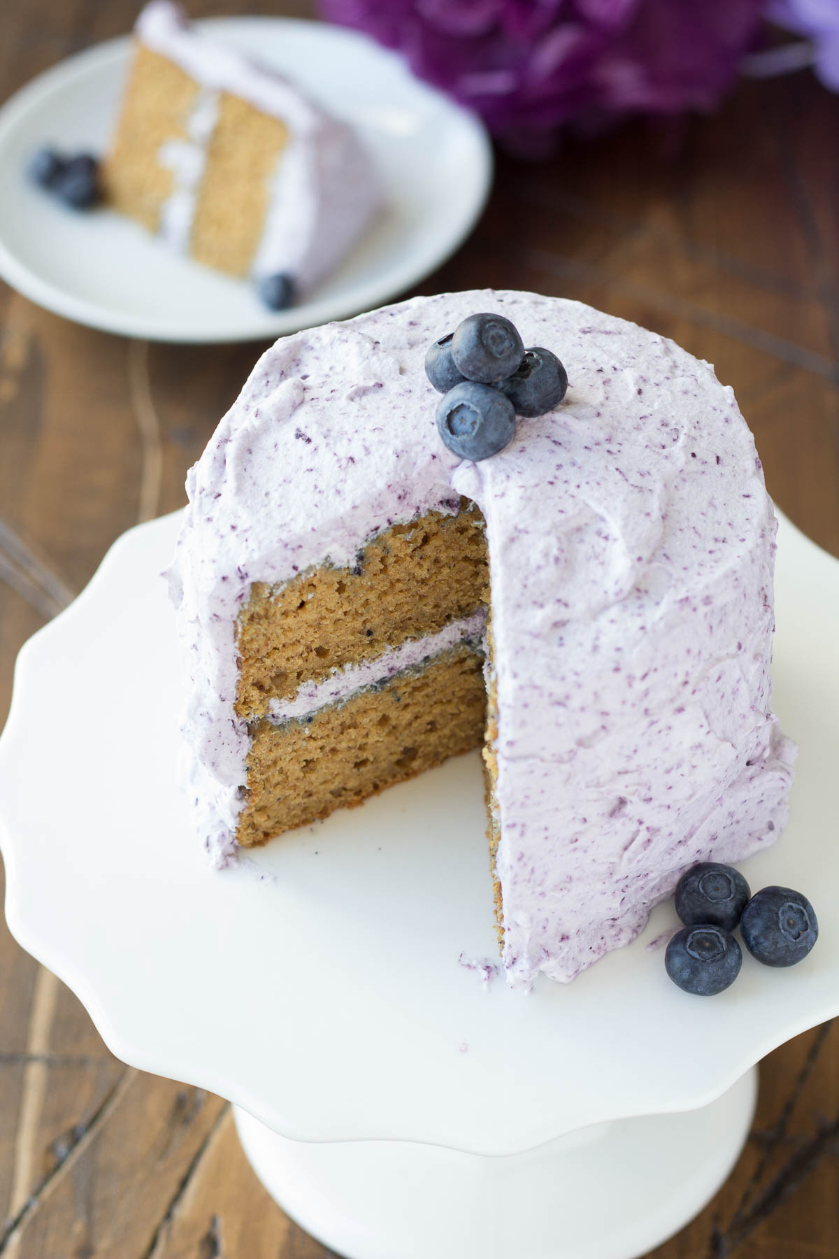 Healthier Smash Cake Recipe Hannah s Purple Polka Dot 1st Birthday 