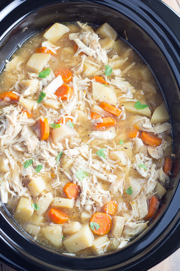 Slow Cooker Maple Chicken Stew - Kristine's Kitchen