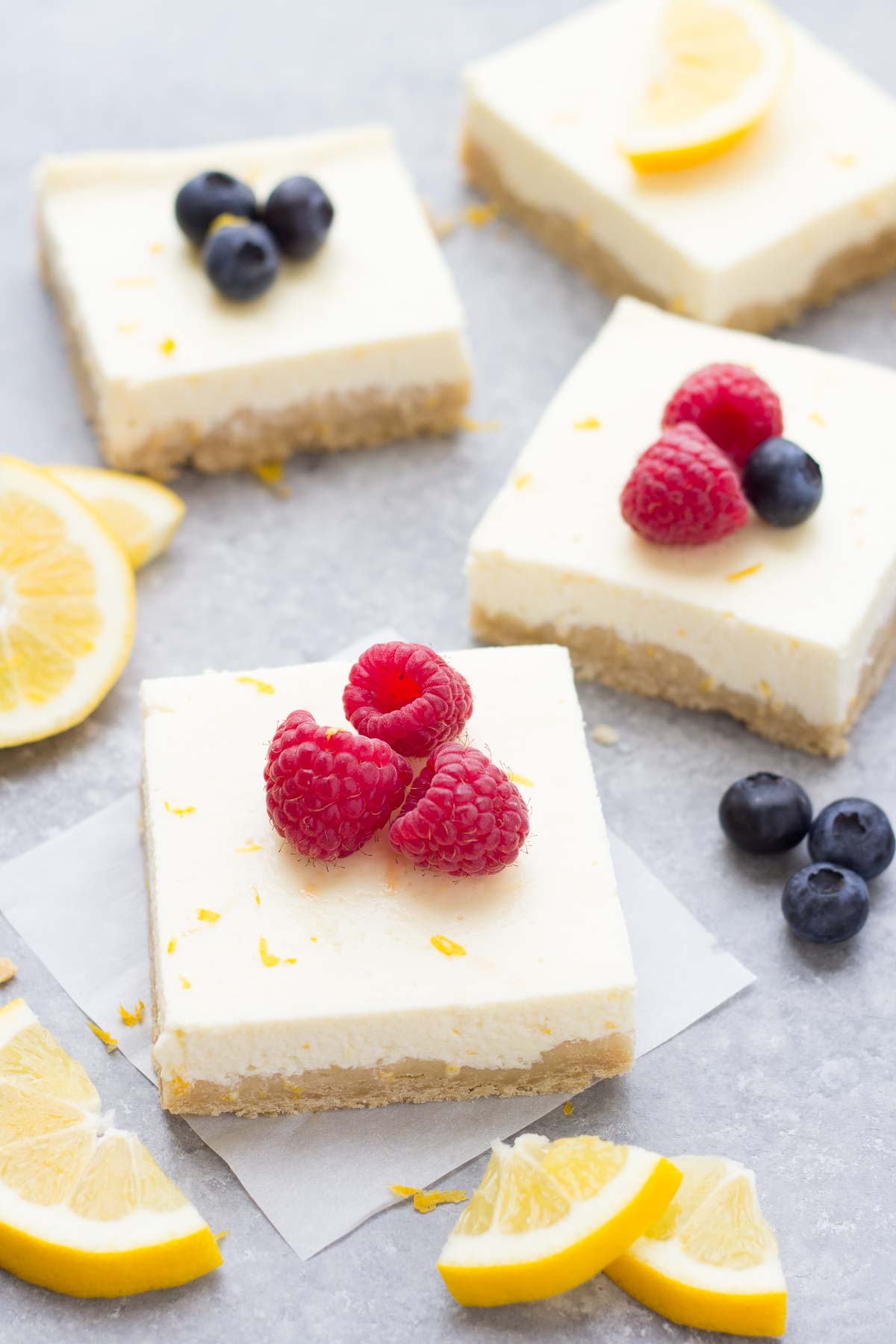 Lemon Greek Yogurt Cheesecake Bars Kristine S Kitchen