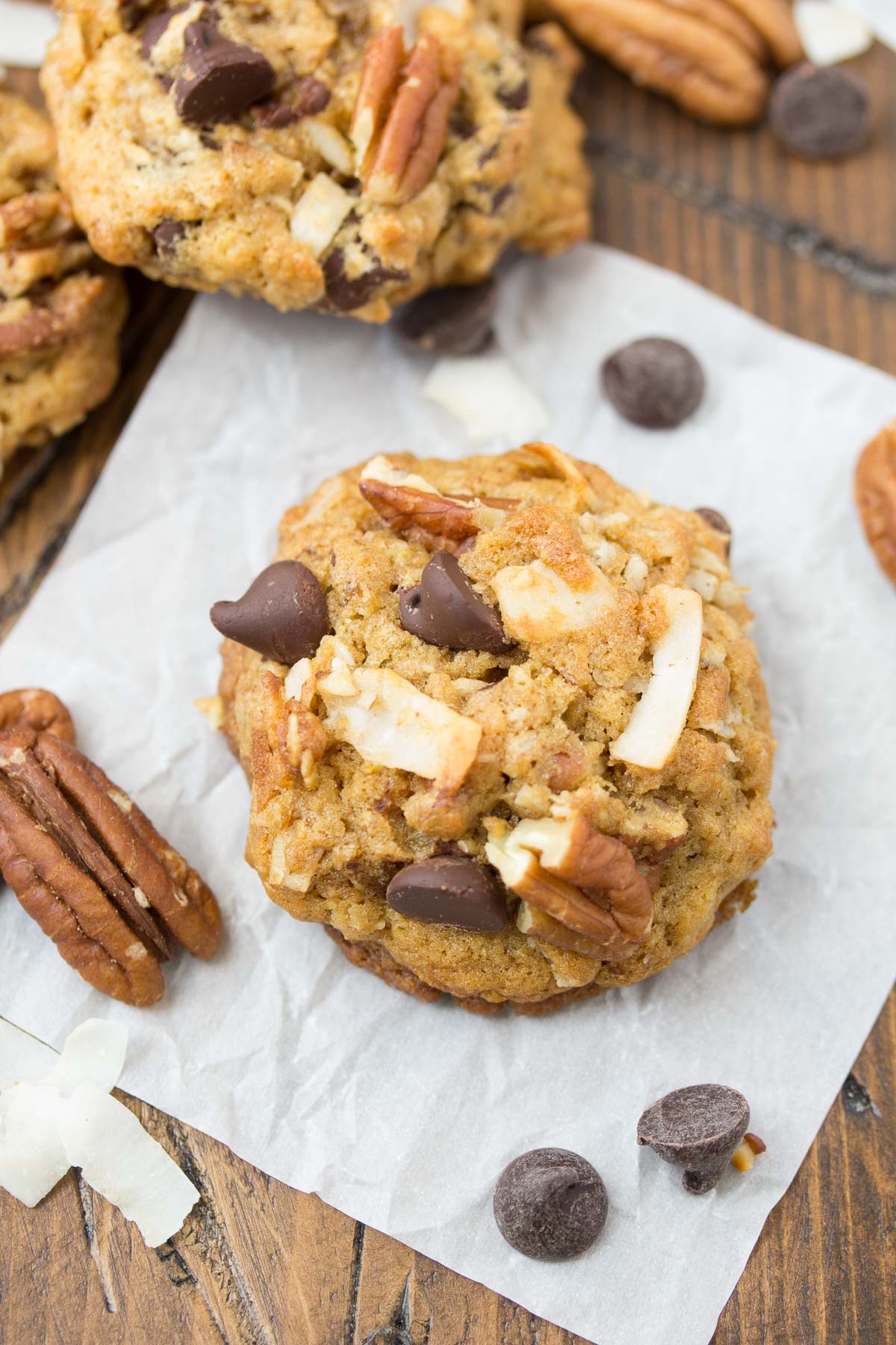 Loaded Whole Wheat Chocolate Chip Cookies