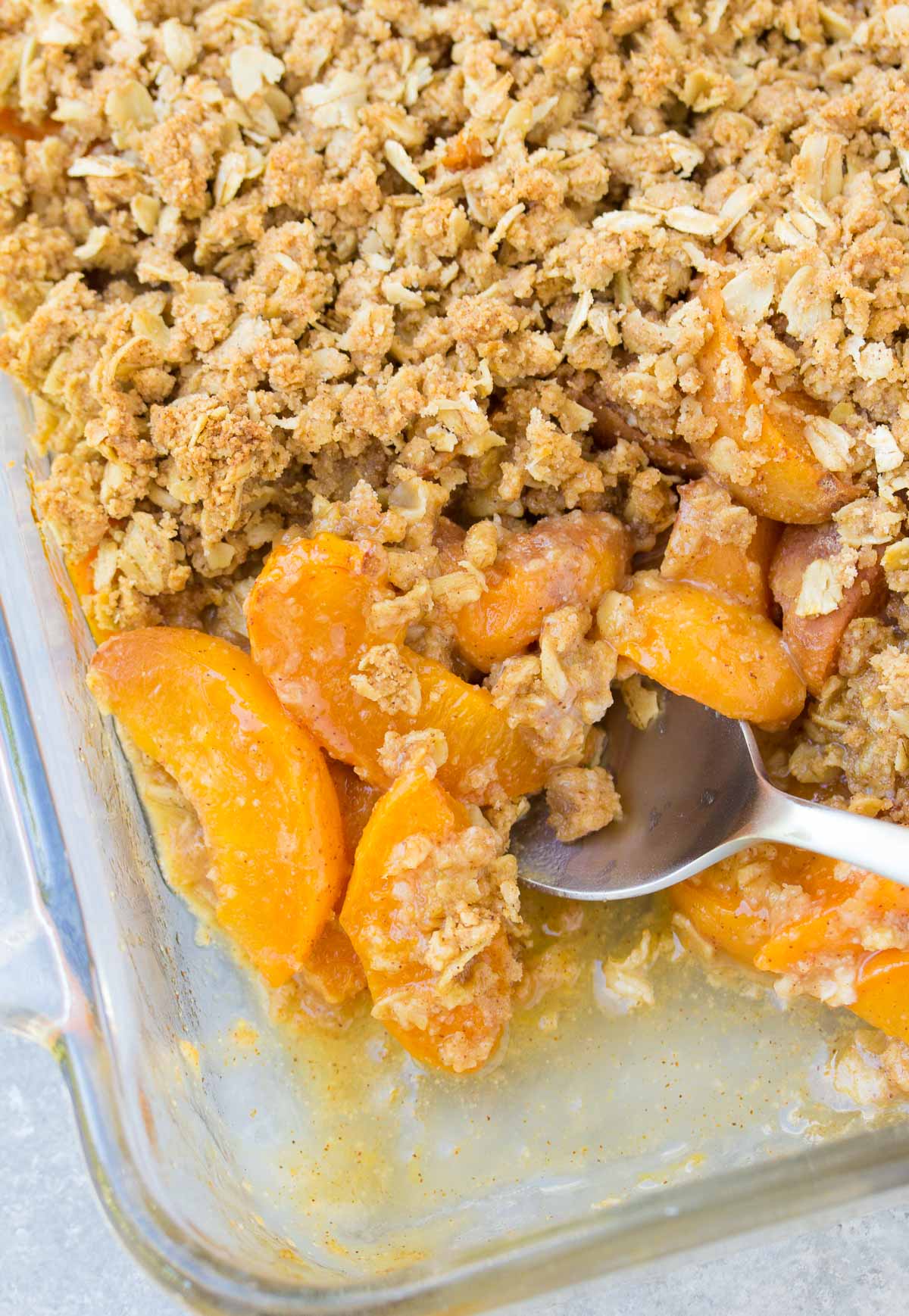 Healthier Fresh Apricot Crisp - Kristine's Kitchen