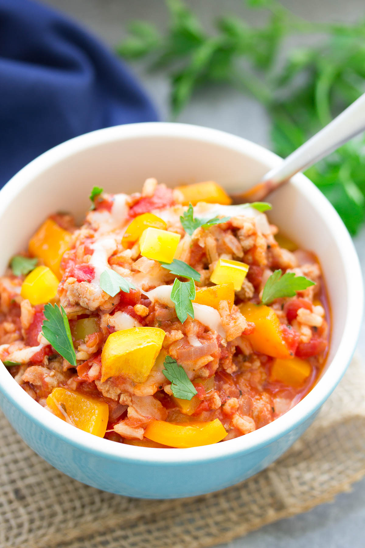 unstuffed-bell-pepper-skillet