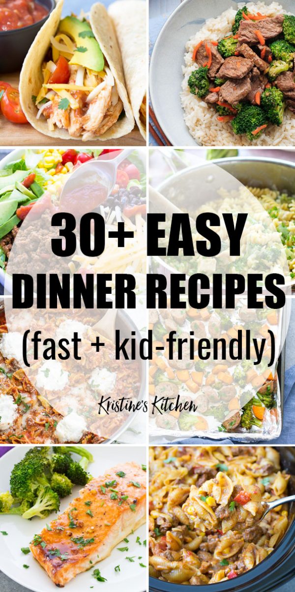 30 Easy Dinner Recipes For Your Busiest Days