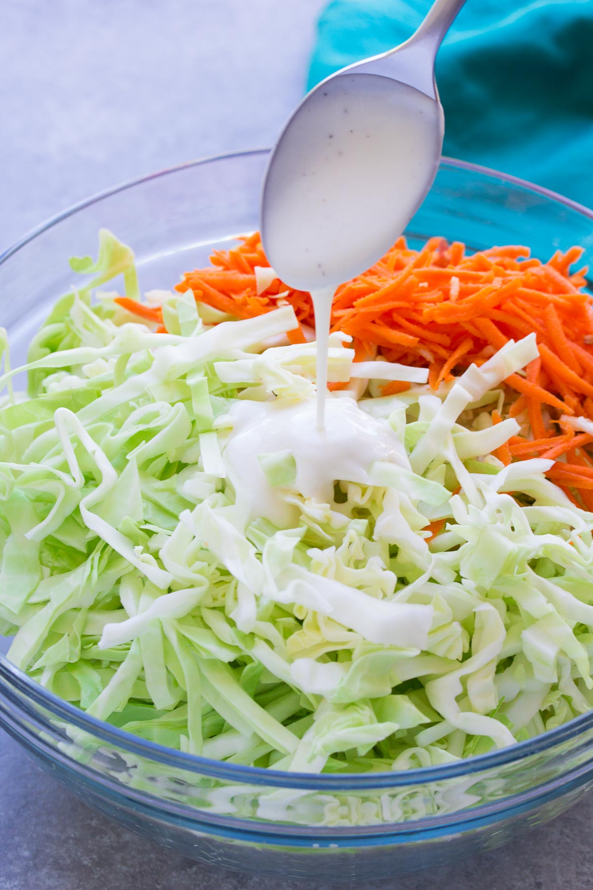 Creamy No Mayo Coleslaw with Apple - Kristine's Kitchen