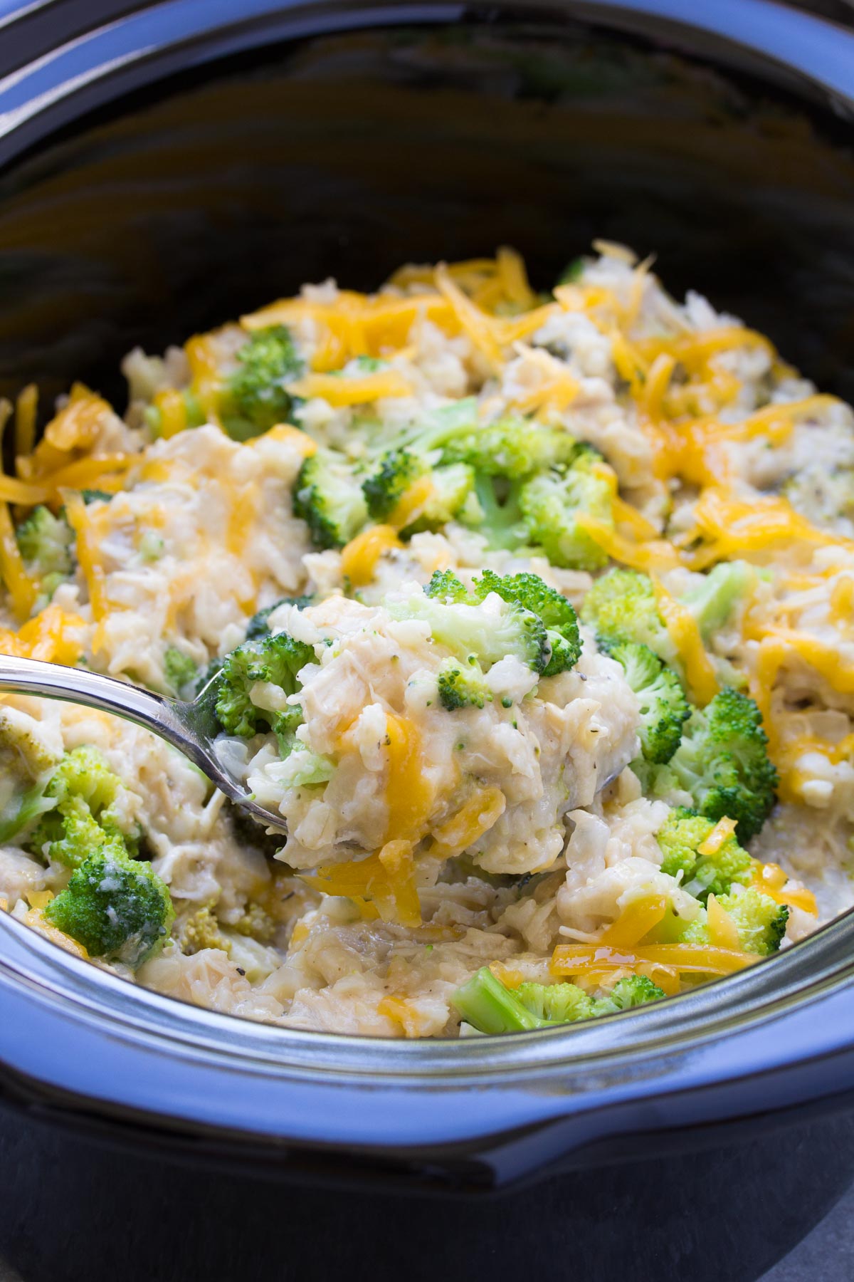 Slow Cooker Chicken Broccoli And Rice Casserole