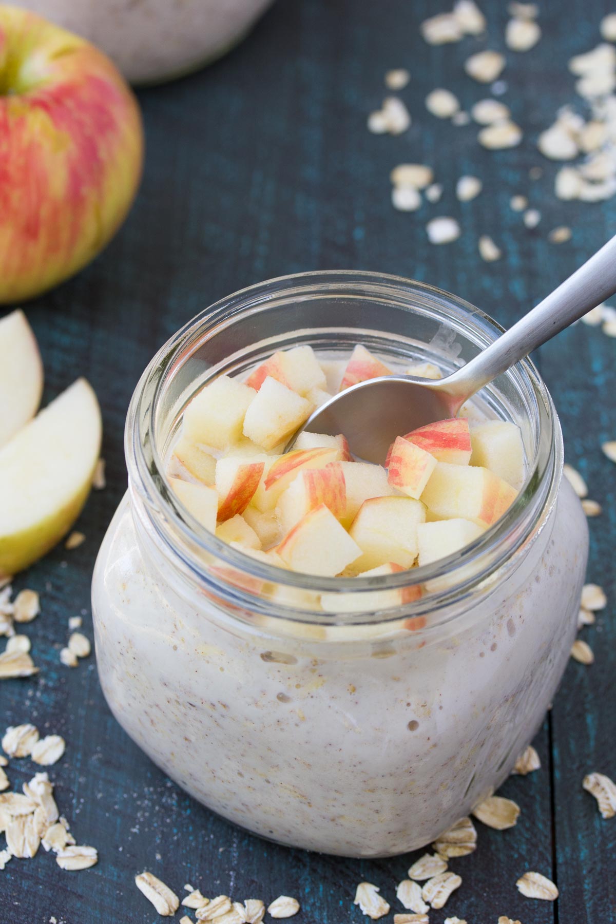 Apple Cinnamon Overnight Oats - Kristine's Kitchen