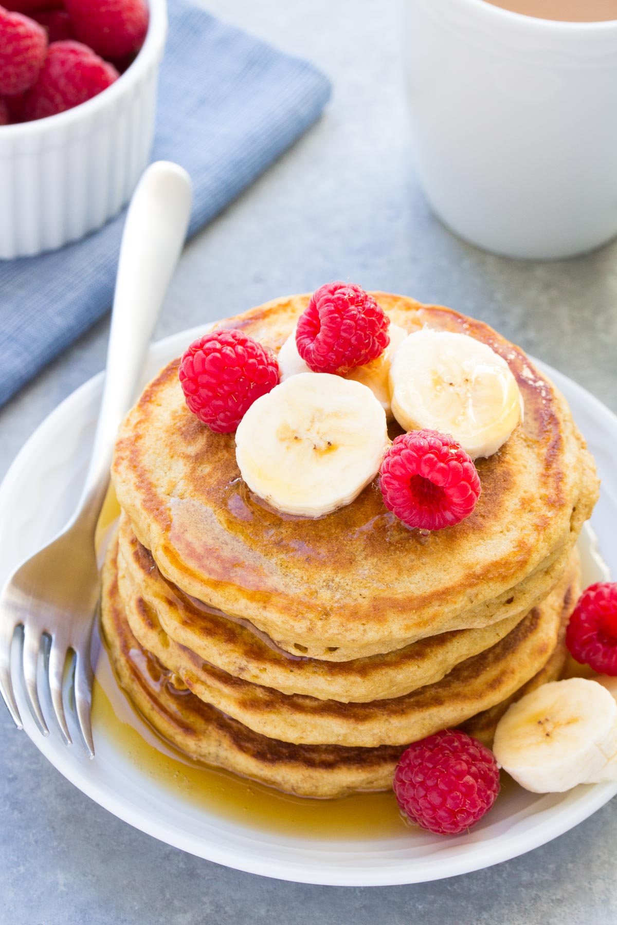 Healthy Pancakes - The Best Easy Healthy Pancake Recipe!