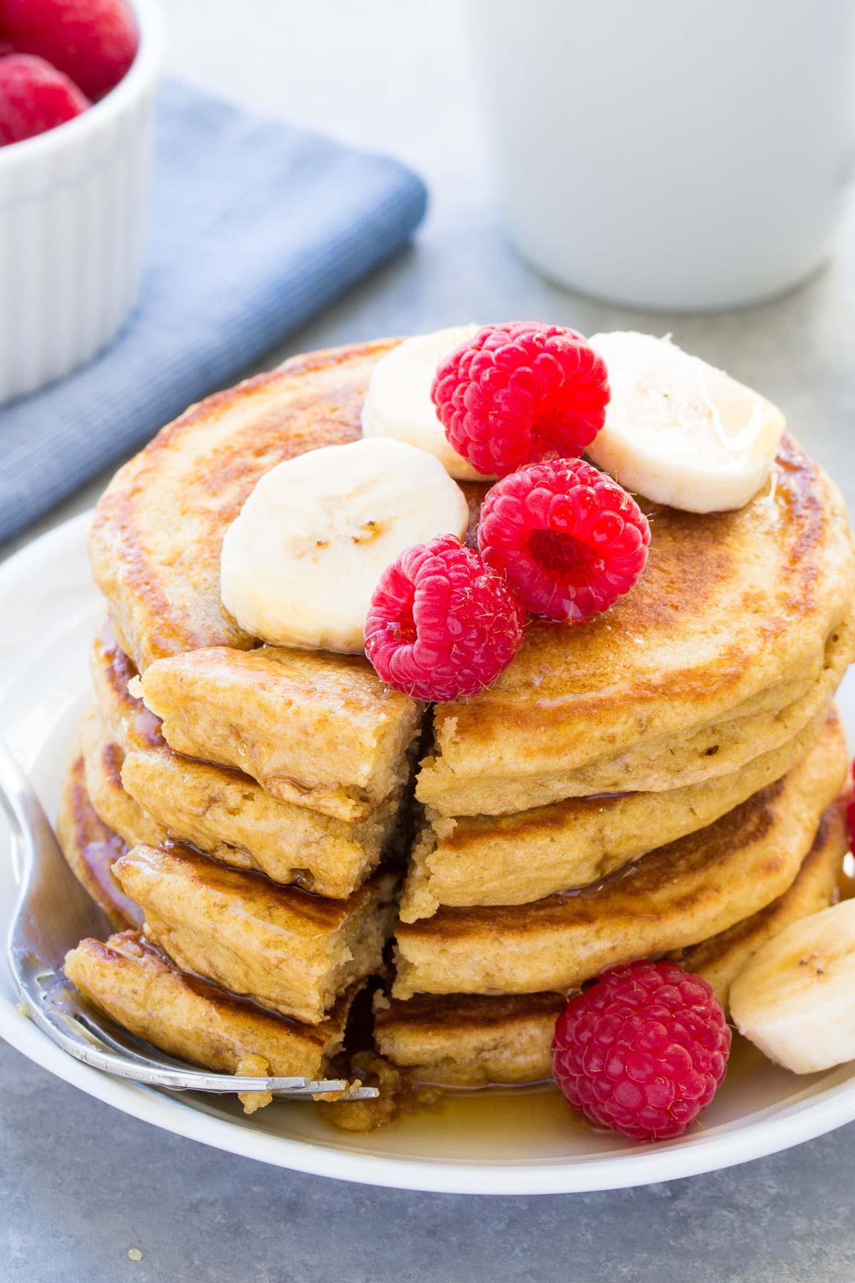 Healthy Pancakes - The Best Easy Healthy Pancake Recipe!