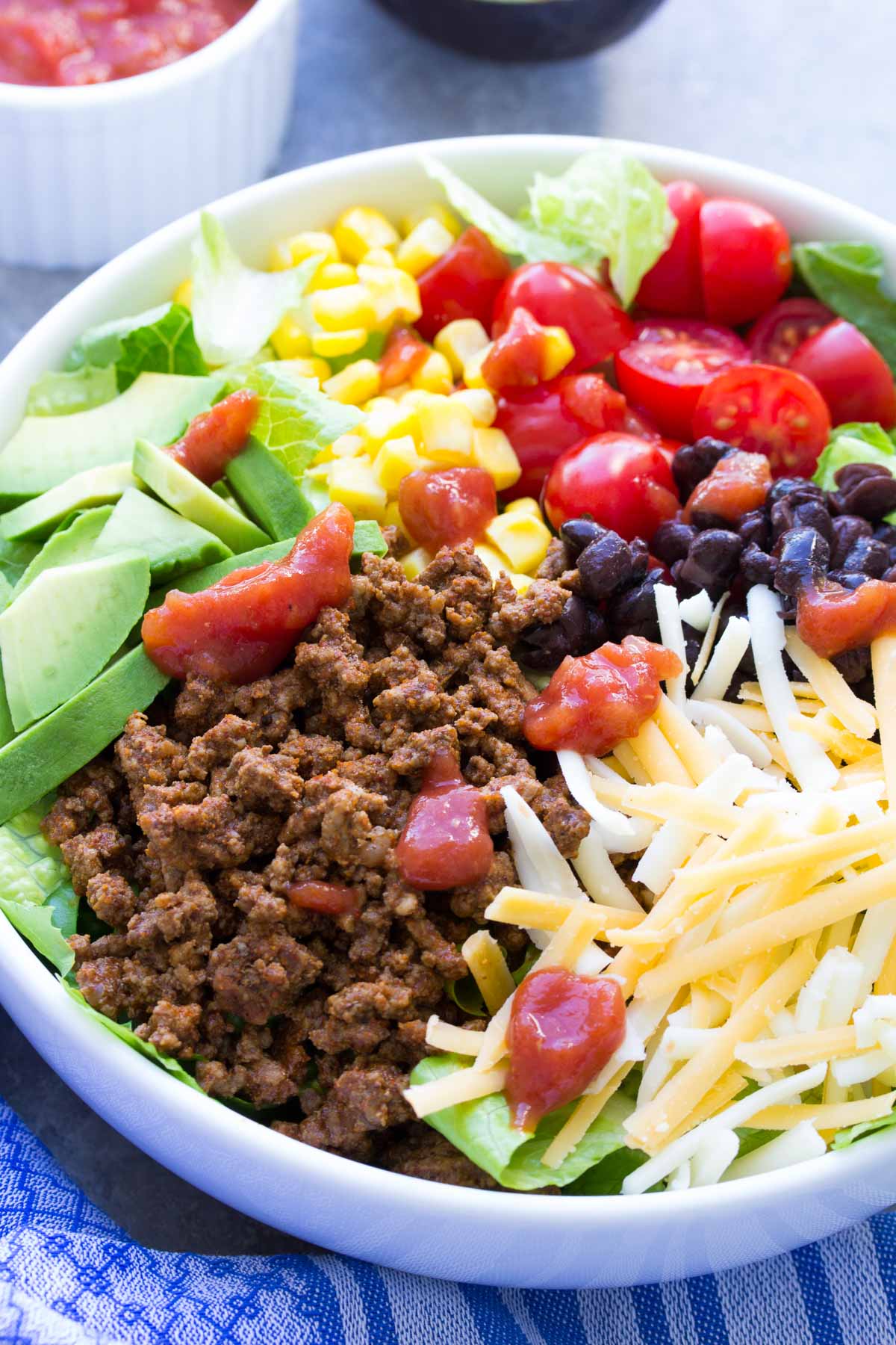 20 Minute Healthy Taco Salad Kristines Kitchen 6904