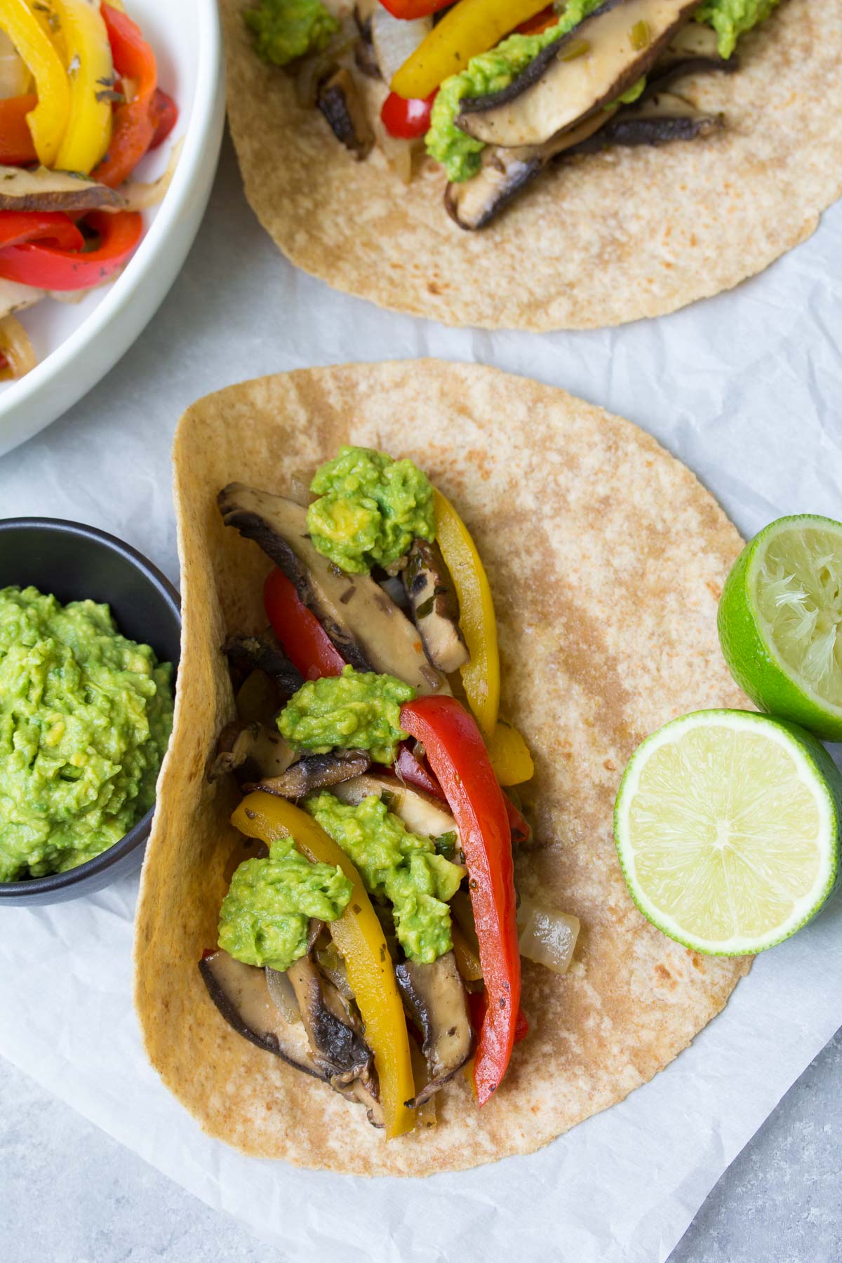 Vegetarian Portobello Mushroom Fajitas