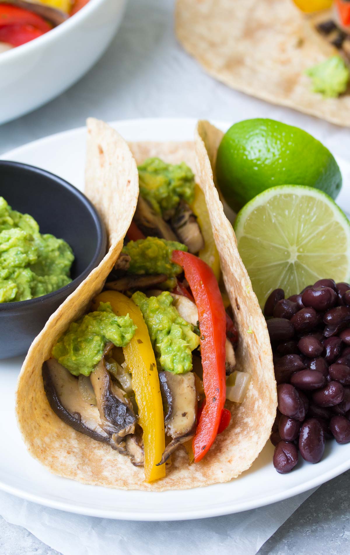 Vegetarian Portobello Mushroom Fajitas - Kristine's Kitchen