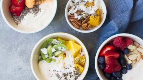 Yogurt Breakfast Bowls 7 Ways (Dairy Free) - Kristine's Kitchen