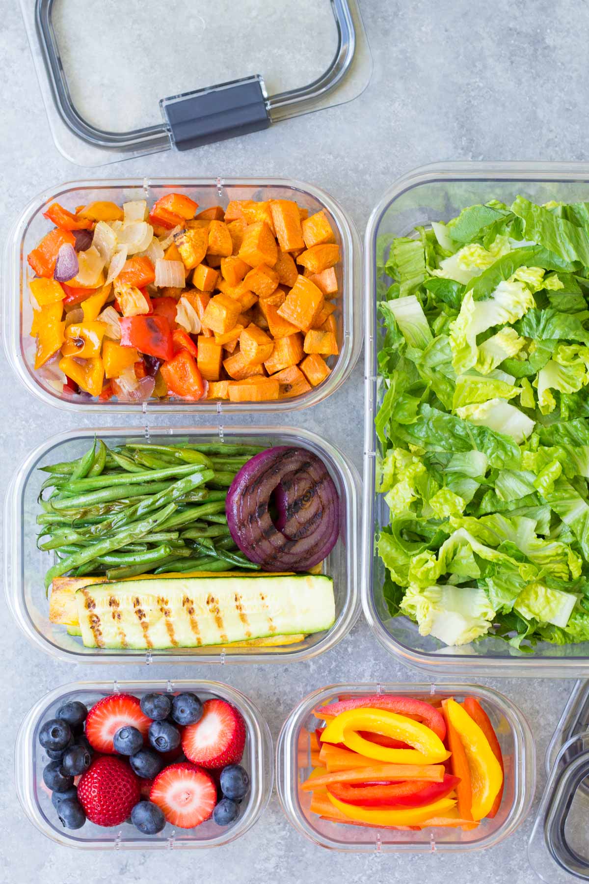 Washed & Prepped Vegetables