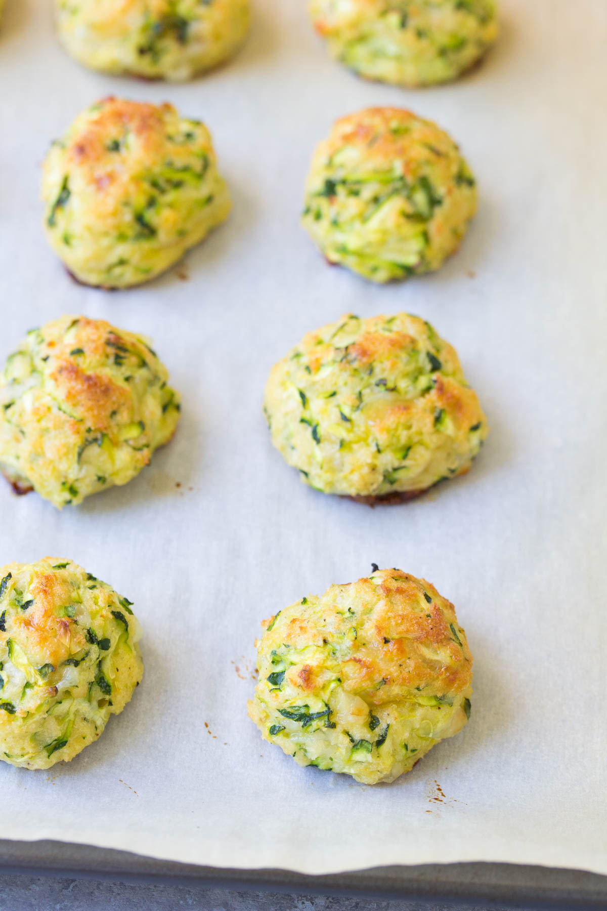 Baked Zucchini "Meatballs" + Recipe Video