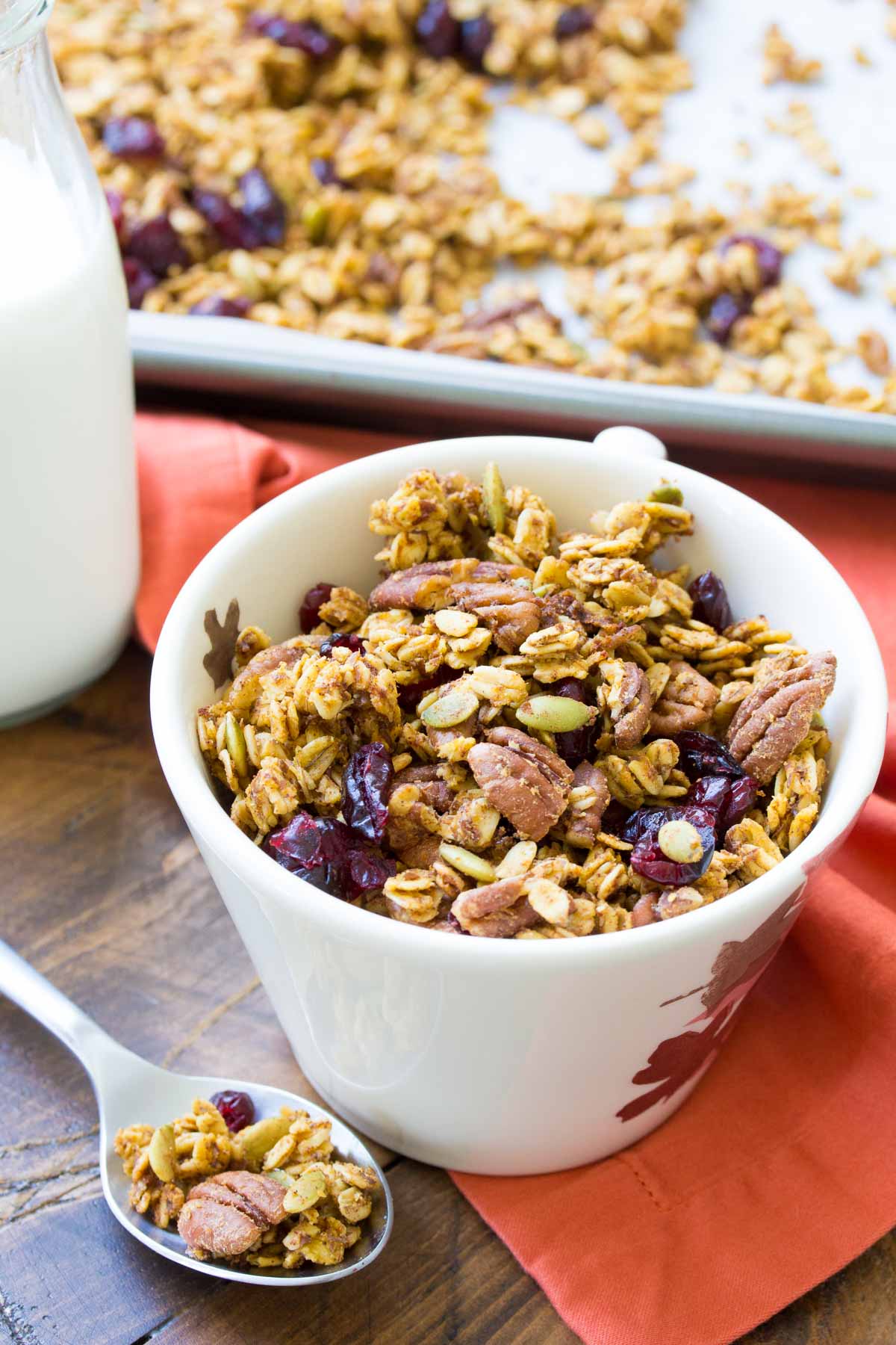 Pumpkin Spice Granola (One Bowl)
