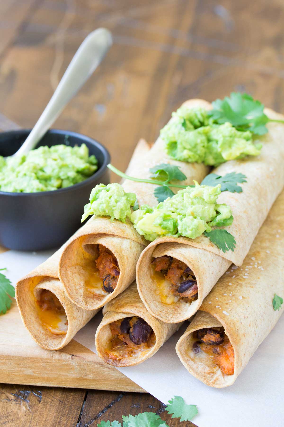 Sweet Potato Black Bean Taquitos Kristine's Kitchen