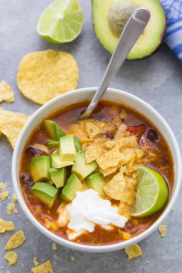 Instant Pot Chicken Tortilla Soup