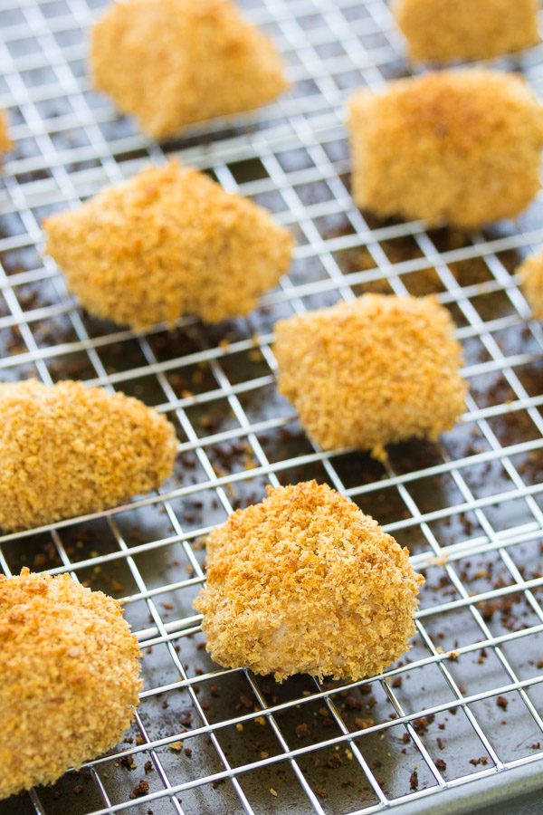 how to make baked chicken nuggets at home